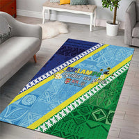 Love Malampa Fiji Day Area Rug Together We Grow LT05 - Polynesian Pride