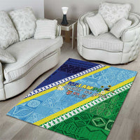 Love Malampa Fiji Day Area Rug Together We Grow LT05 - Polynesian Pride