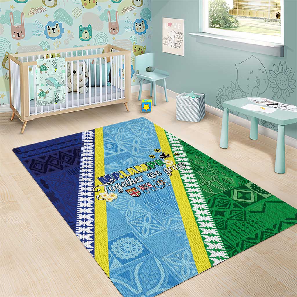 Love Malampa Fiji Day Area Rug Together We Grow LT05 - Polynesian Pride