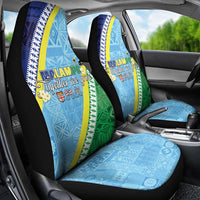 Love Malampa Fiji Day Car Seat Cover Together We Grow LT05 - Polynesian Pride