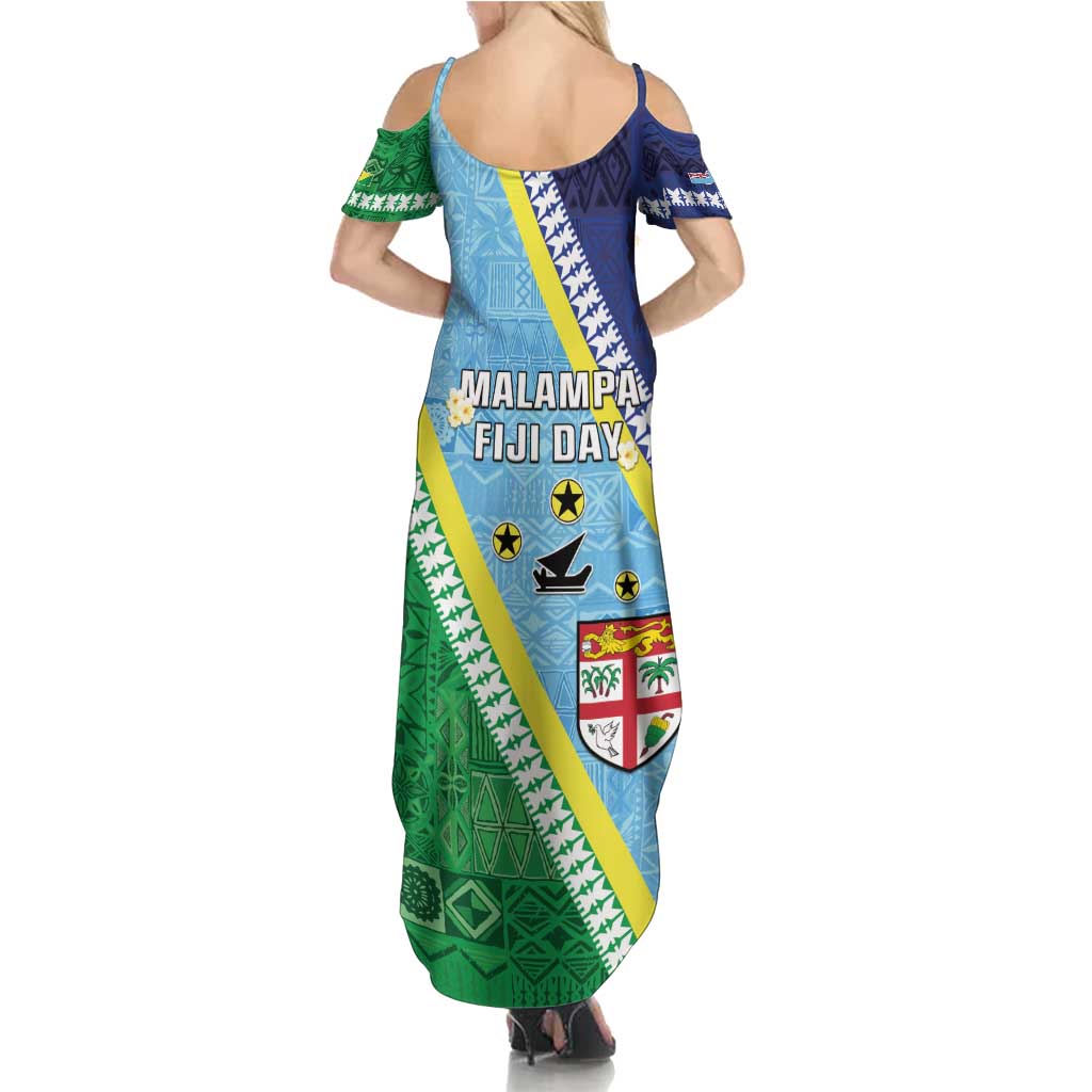 Love Malampa Fiji Day Family Matching Summer Maxi Dress and Hawaiian Shirt Together We Grow LT05 - Polynesian Pride