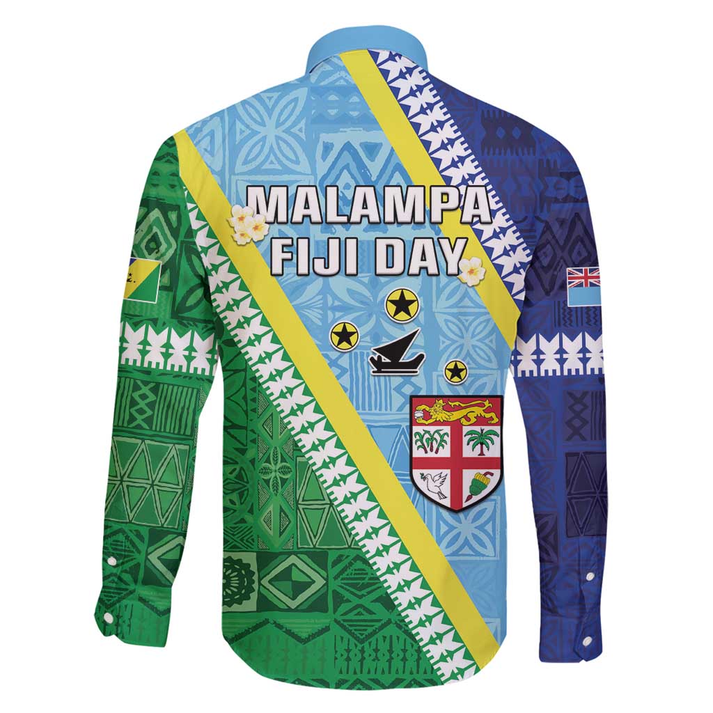 Love Malampa Fiji Day Family Matching Tank Maxi Dress and Hawaiian Shirt Together We Grow LT05 - Polynesian Pride