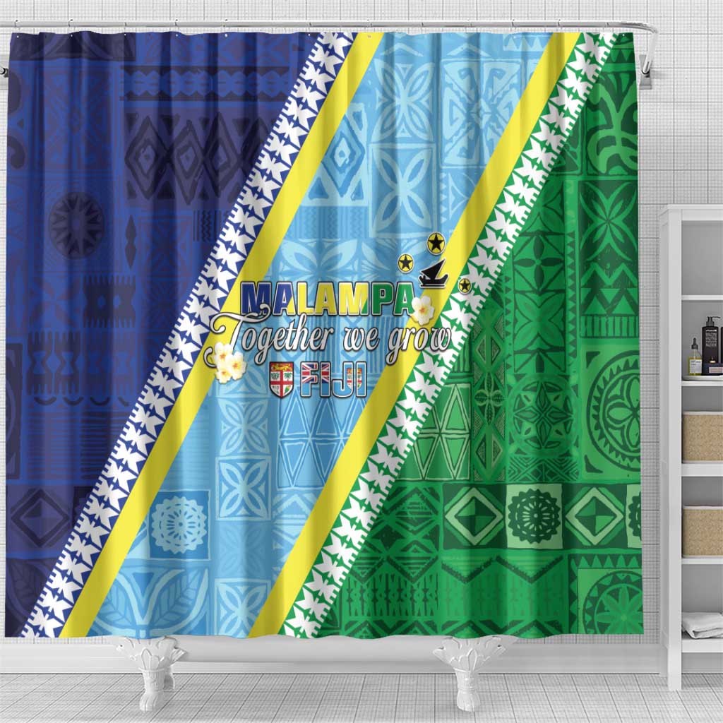 Love Malampa Fiji Day Shower Curtain Together We Grow