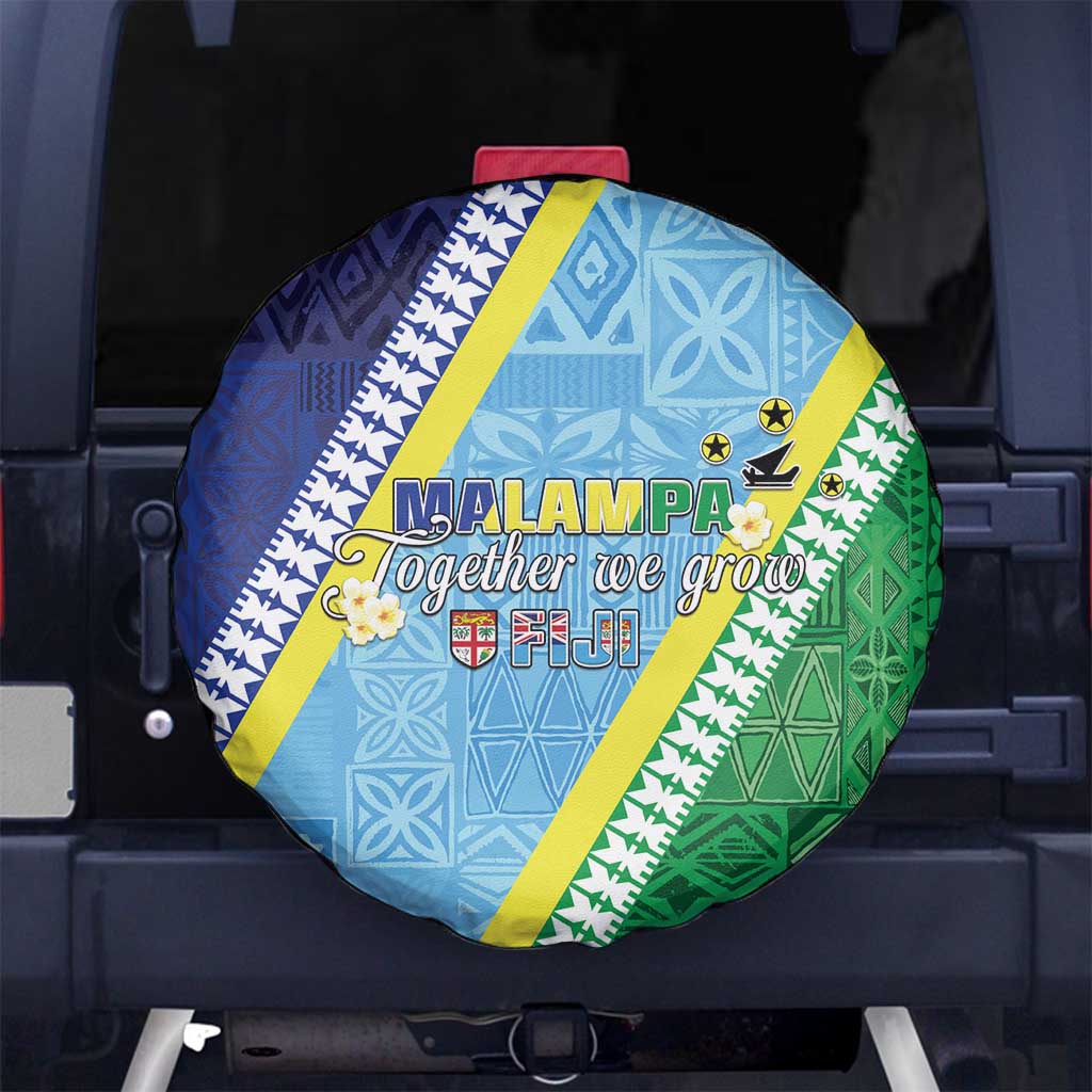 Love Malampa Fiji Day Spare Tire Cover Together We Grow LT05 - Polynesian Pride