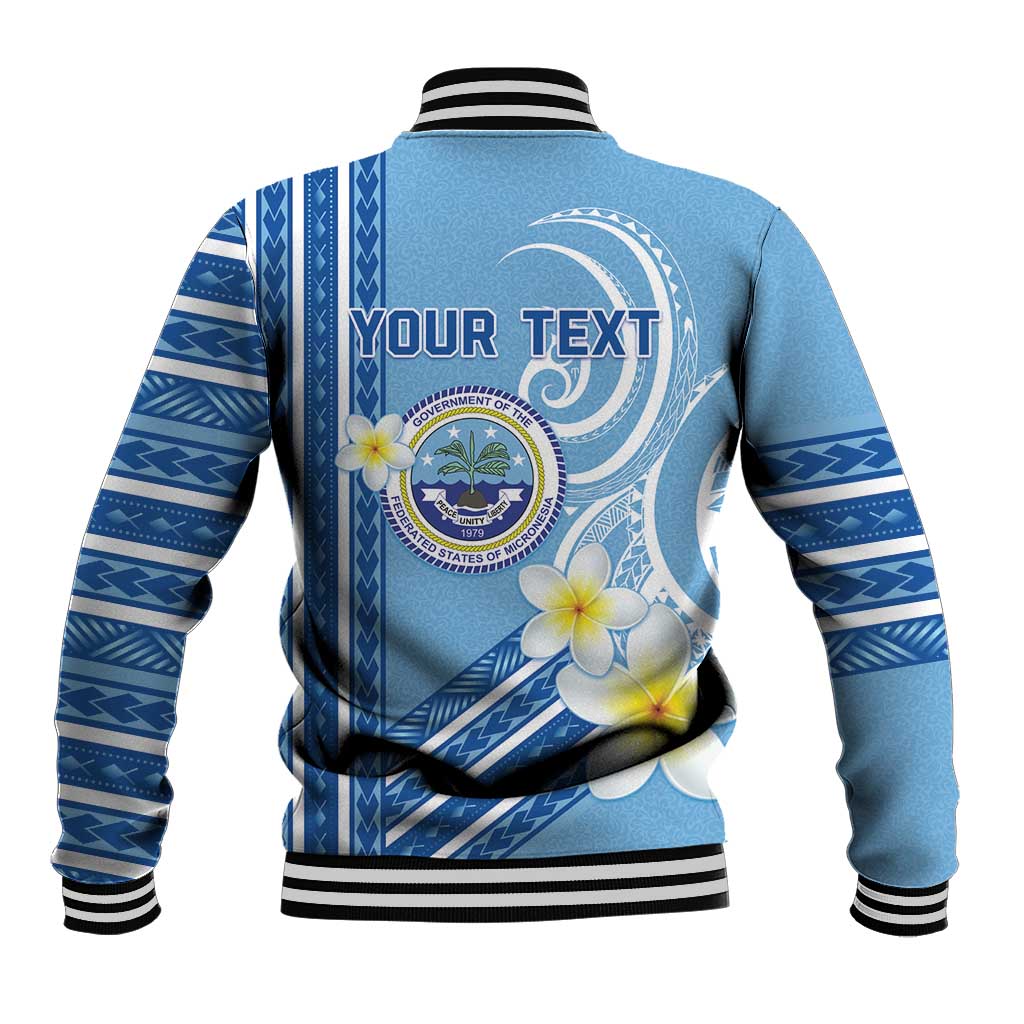 Personalised Federated States of Micronesia Baseball Jacket Happy 38th Independence Anniversary LT05 - Polynesian Pride