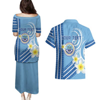Personalised Federated States of Micronesia Couples Matching Puletasi and Hawaiian Shirt Happy 38th Independence Anniversary LT05 - Polynesian Pride