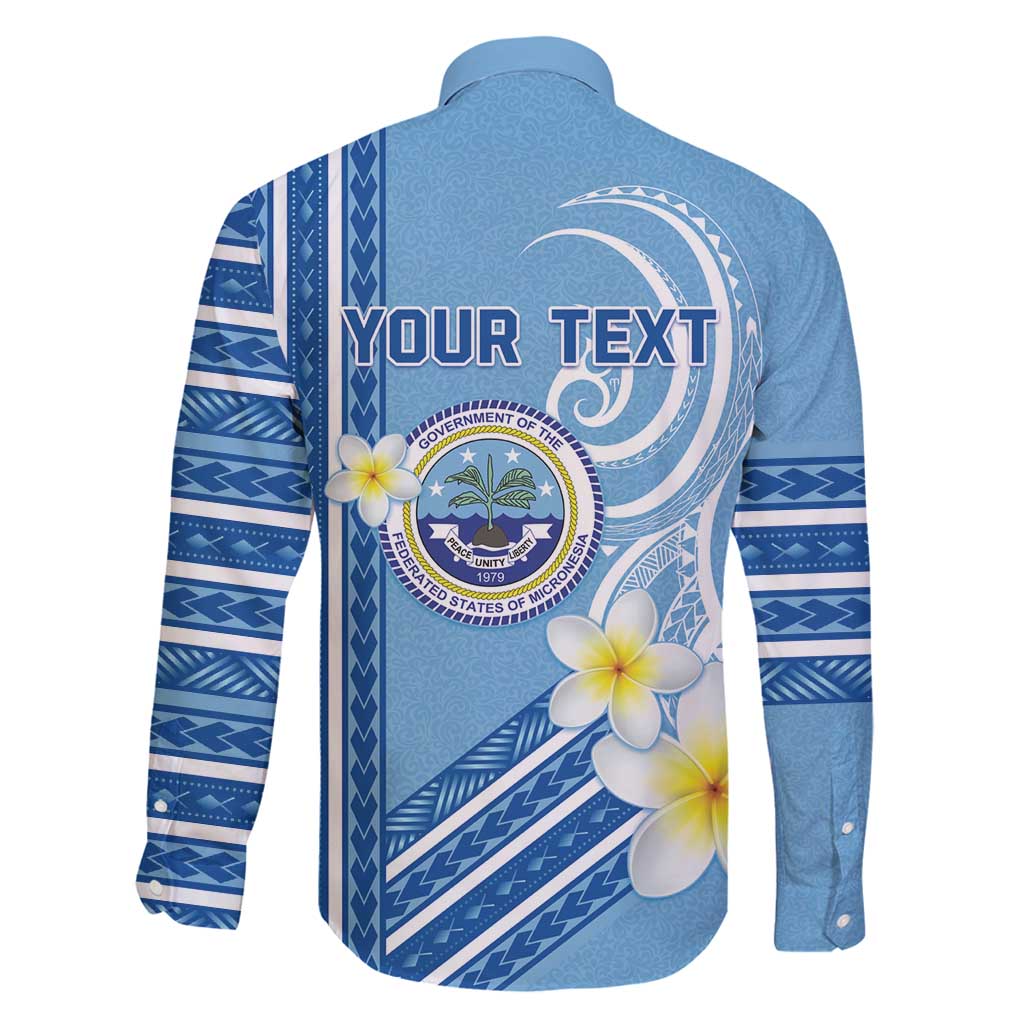 Personalised Federated States of Micronesia Family Matching Long Sleeve Bodycon Dress and Hawaiian Shirt Happy 38th Independence Anniversary LT05 - Polynesian Pride