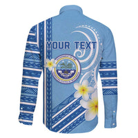 Personalised Federated States of Micronesia Family Matching Long Sleeve Bodycon Dress and Hawaiian Shirt Happy 38th Independence Anniversary LT05 - Polynesian Pride