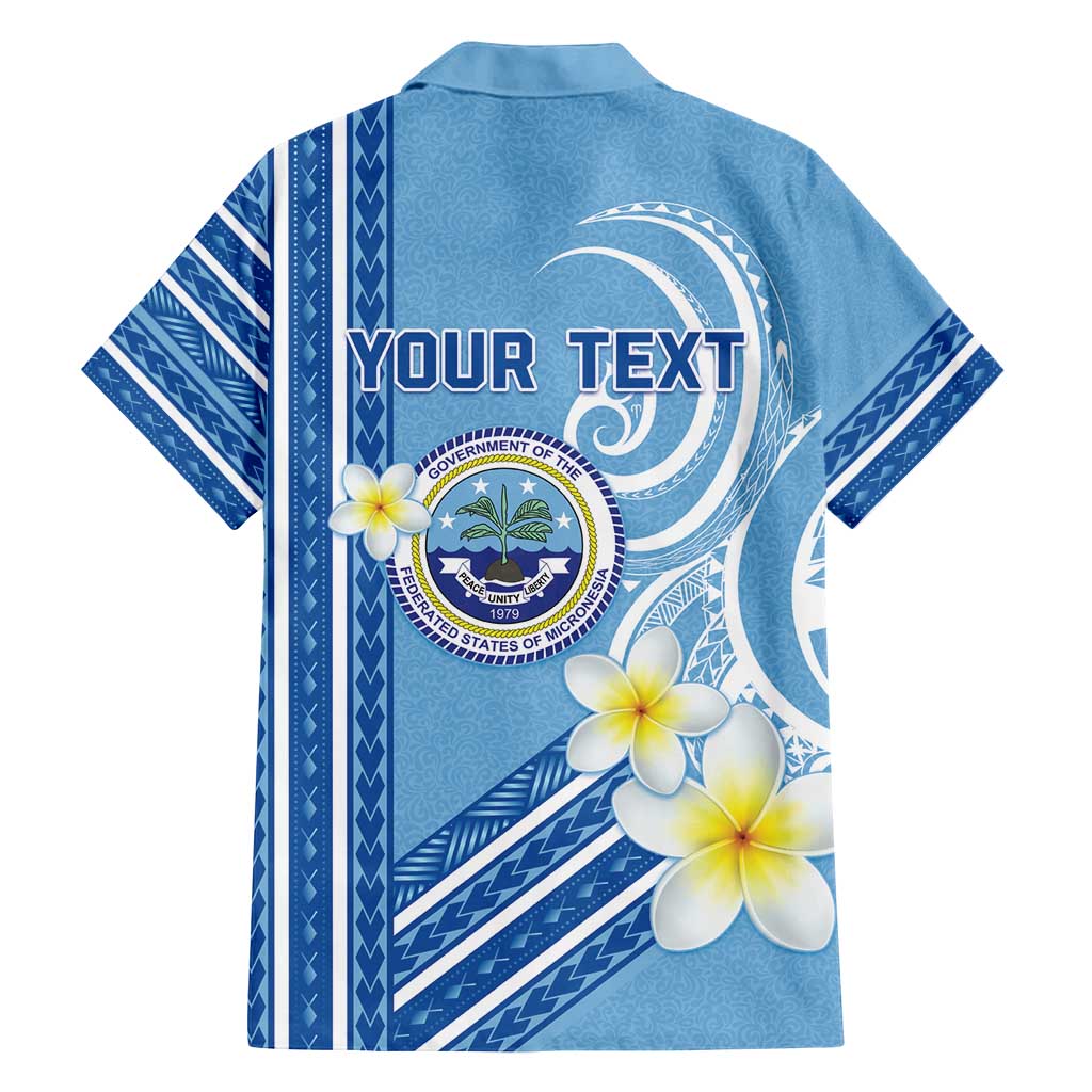 Personalised Federated States of Micronesia Family Matching Off Shoulder Short Dress and Hawaiian Shirt Happy 38th Independence Anniversary LT05 - Polynesian Pride