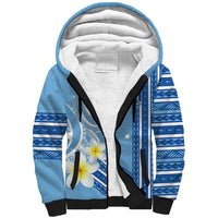 Personalised Federated States of Micronesia Sherpa Hoodie Happy 38th Independence Anniversary LT05 Unisex Blue - Polynesian Pride