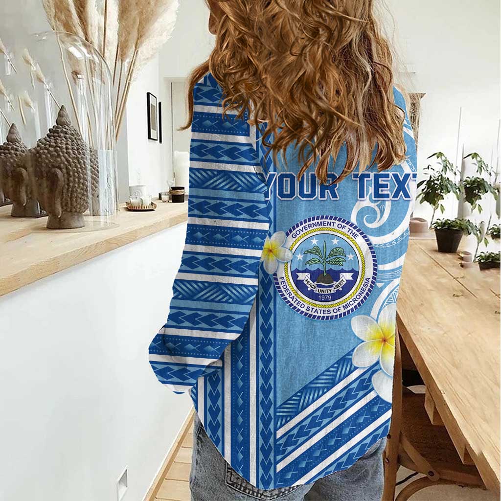 Personalised Federated States of Micronesia Women Casual Shirt Happy 38th Independence Anniversary LT05 - Polynesian Pride