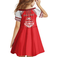 Custom Tonga Mate Maa Rugby Family Matching Off Shoulder Maxi Dress and Hawaiian Shirt Go Champions LT05 - Polynesian Pride
