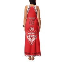 Custom Tonga Mate Maa Rugby Family Matching Tank Maxi Dress and Hawaiian Shirt Go Champions LT05 - Polynesian Pride