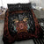 Aloha Halloween Bedding Set Horror Tiki Heavy Metal Style - Polynesian Pride