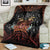Aloha Halloween Blanket Horror Tiki Heavy Metal Style - Polynesian Pride
