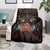 Aloha Halloween Blanket Horror Tiki Heavy Metal Style - Polynesian Pride