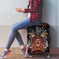 Aloha Halloween Luggage Cover Horror Tiki Heavy Metal Style LT05 - Polynesian Pride