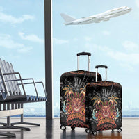 Aloha Halloween Luggage Cover Horror Tiki Heavy Metal Style LT05 - Polynesian Pride