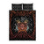 Aloha Halloween Quilt Bed Set Horror Tiki Heavy Metal Style - Polynesian Pride