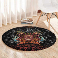 Aloha Halloween Round Carpet Horror Tiki Heavy Metal Style LT05 - Polynesian Pride