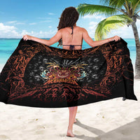 Aloha Halloween Sarong Horror Tiki Heavy Metal Style LT05 - Polynesian Pride