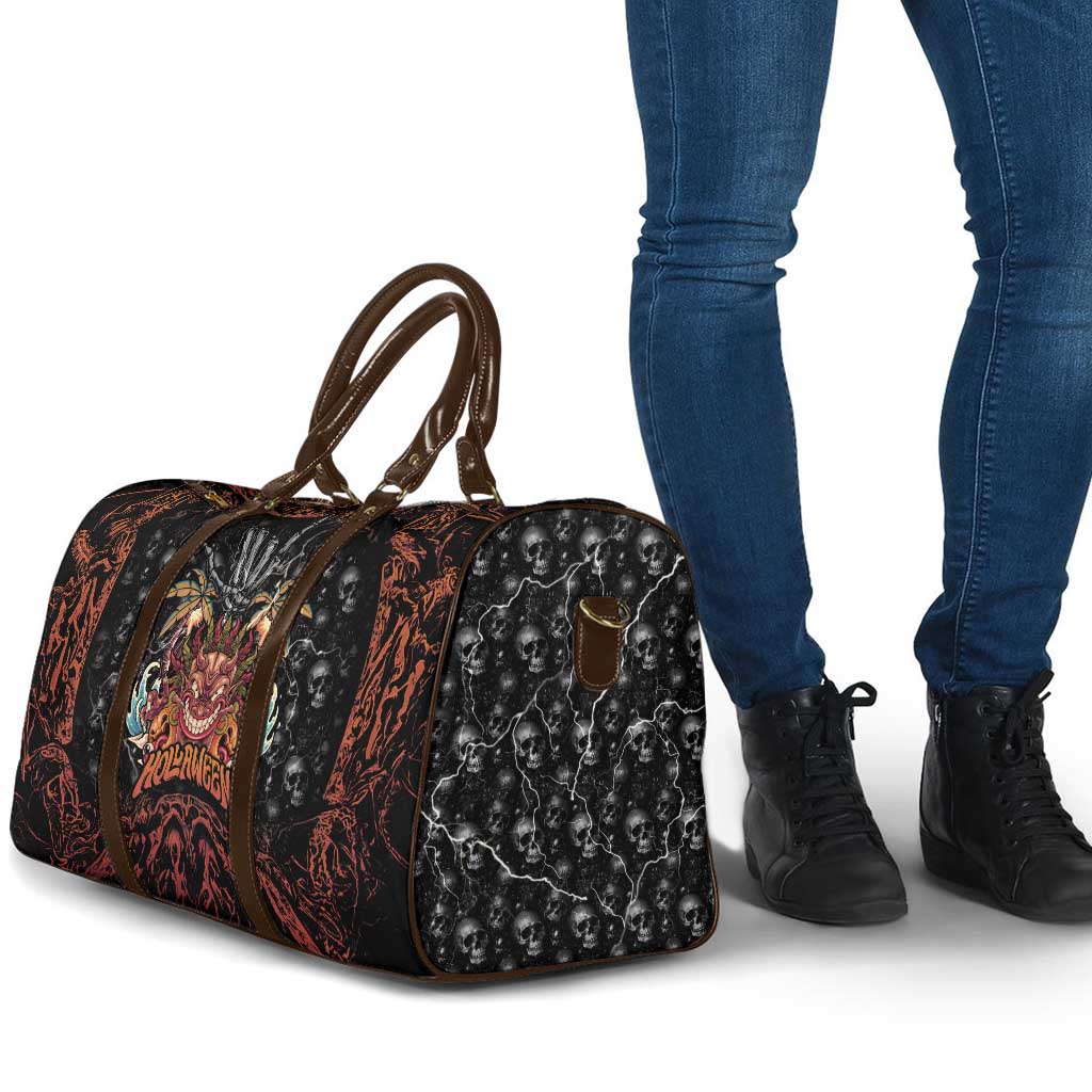 Aloha Halloween Travel Bag Horror Tiki Heavy Metal Style - Polynesian Pride