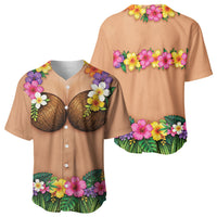 Hawaii Hula Costume Baseball Jersey Coconut Bra Lei Flowers Grass Skirt LT05 - Polynesian Pride