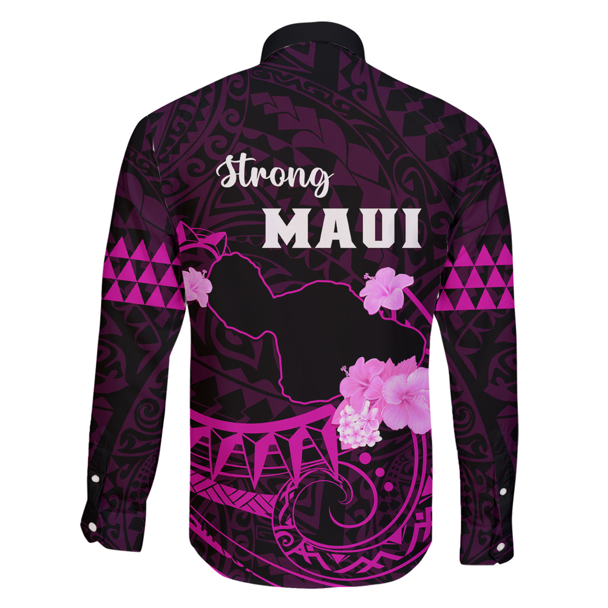 Hawaii Strong Maui Family Matching Off Shoulder Maxi Dress and Hawaiian Shirt Lahaina Is Not For Sale LT05 - Polynesian Pride