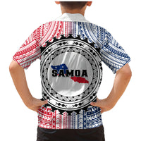 Samoa Black Saturday Family Matching Mermaid Dress and Hawaiian Shirt Polynesian Tribal Simple Style LT05 - Polynesian Pride