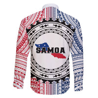 Samoa Black Saturday Family Matching Short Sleeve Bodycon Dress and Hawaiian Shirt Polynesian Tribal Simple Style LT05 - Polynesian Pride