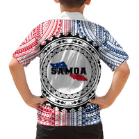 Samoa Black Saturday Kid Hawaiian Shirt Polynesian Tribal Simple Style LT05 - Polynesian Pride