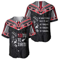 Aotearoa Toitu Te Tiriti Baseball Jersey New Zealand Honour The Treaty LT05 - Polynesian Pride