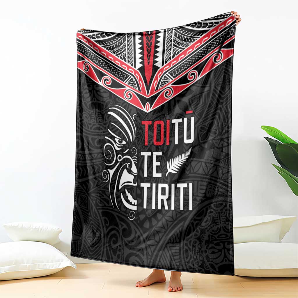 Aotearoa Toitu Te Tiriti Blanket New Zealand Honour The Treaty LT05 - Polynesian Pride