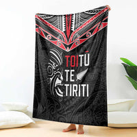 Aotearoa Toitu Te Tiriti Blanket New Zealand Honour The Treaty LT05 - Polynesian Pride