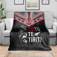 Aotearoa Toitu Te Tiriti Blanket New Zealand Honour The Treaty LT05 - Polynesian Pride