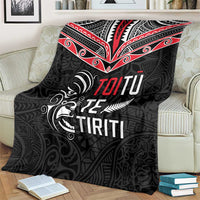 Aotearoa Toitu Te Tiriti Blanket New Zealand Honour The Treaty LT05 - Polynesian Pride