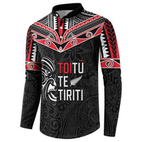 Aotearoa Toitu Te Tiriti Button Sweatshirt New Zealand Honour The Treaty LT05 - Polynesian Pride