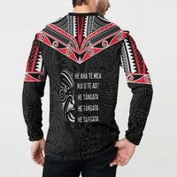 Aotearoa Toitu Te Tiriti Button Sweatshirt New Zealand Honour The Treaty LT05 - Polynesian Pride