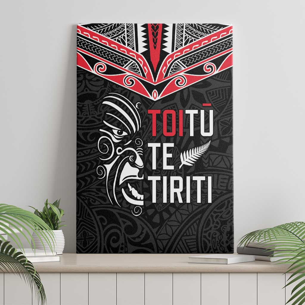 Aotearoa Toitu Te Tiriti Canvas Wall Art New Zealand Honour The Treaty LT05 - Polynesian Pride
