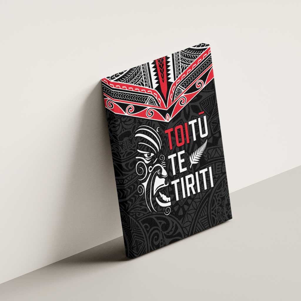 Aotearoa Toitu Te Tiriti Canvas Wall Art New Zealand Honour The Treaty LT05 - Polynesian Pride