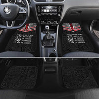 Aotearoa Toitu Te Tiriti Car Mats New Zealand Honour The Treaty LT05 Set 4pcs Black - Polynesian Pride