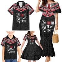 Aotearoa Toitu Te Tiriti Family Matching Mermaid Dress and Hawaiian Shirt New Zealand Honour The Treaty LT05 - Polynesian Pride