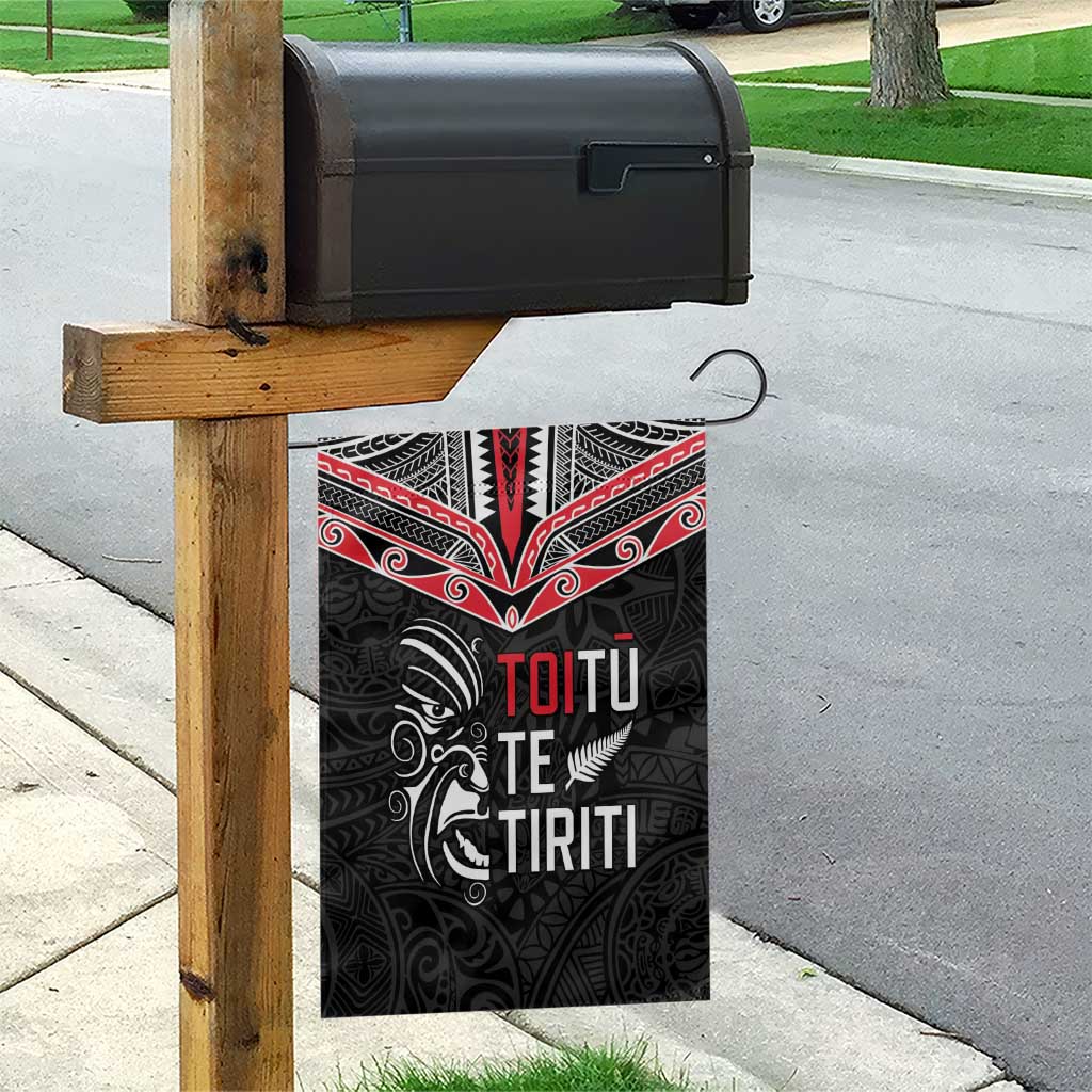 Aotearoa Toitu Te Tiriti Garden Flag New Zealand Honour The Treaty LT05 - Polynesian Pride