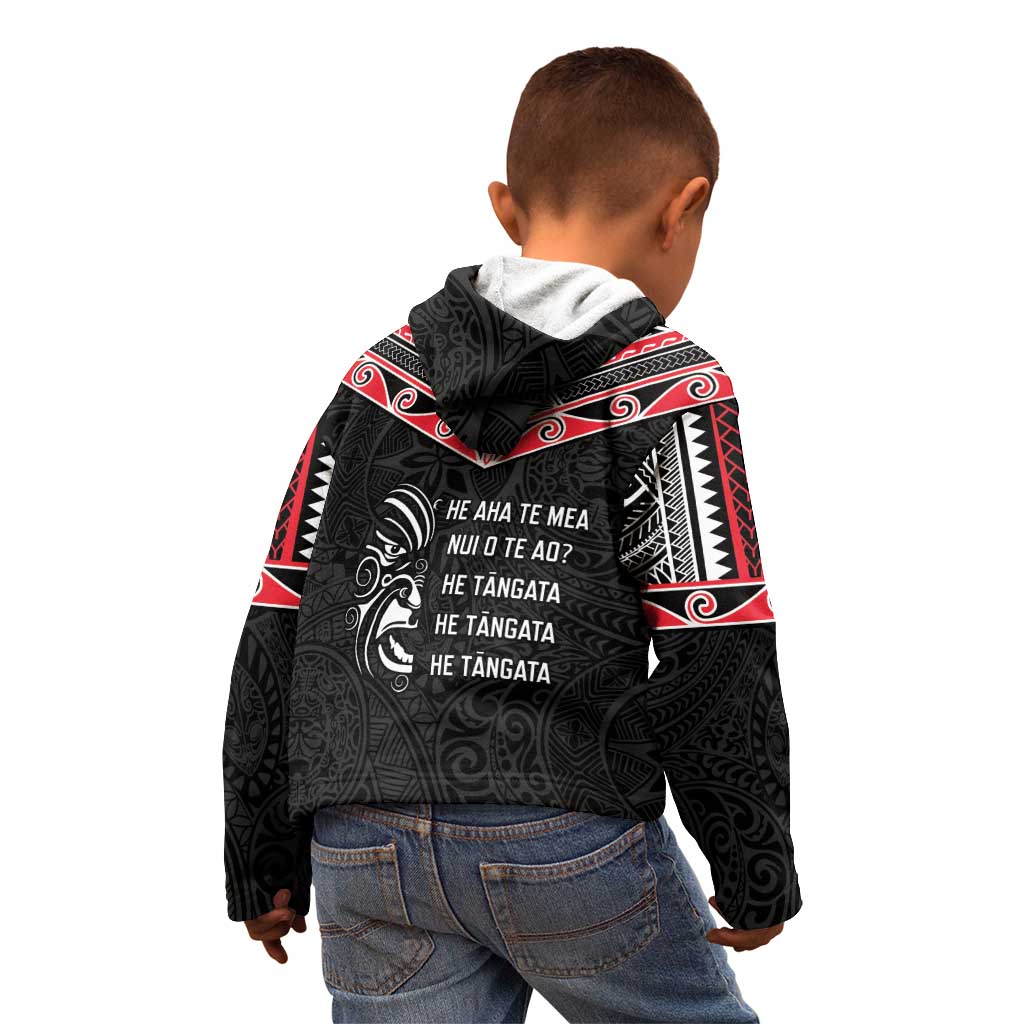 Aotearoa Toitu Te Tiriti Kid Hoodie New Zealand Honour The Treaty LT05 - Polynesian Pride