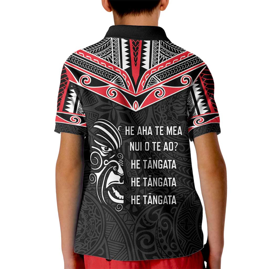 Aotearoa Toitu Te Tiriti Kid Polo Shirt New Zealand Honour The Treaty LT05 - Polynesian Pride