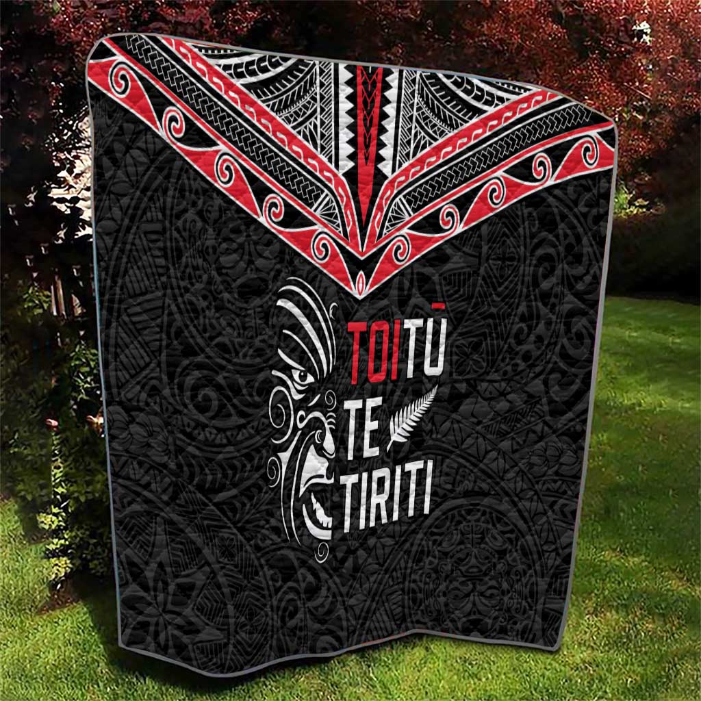 Aotearoa Toitu Te Tiriti Quilt New Zealand Honour The Treaty LT05 - Polynesian Pride