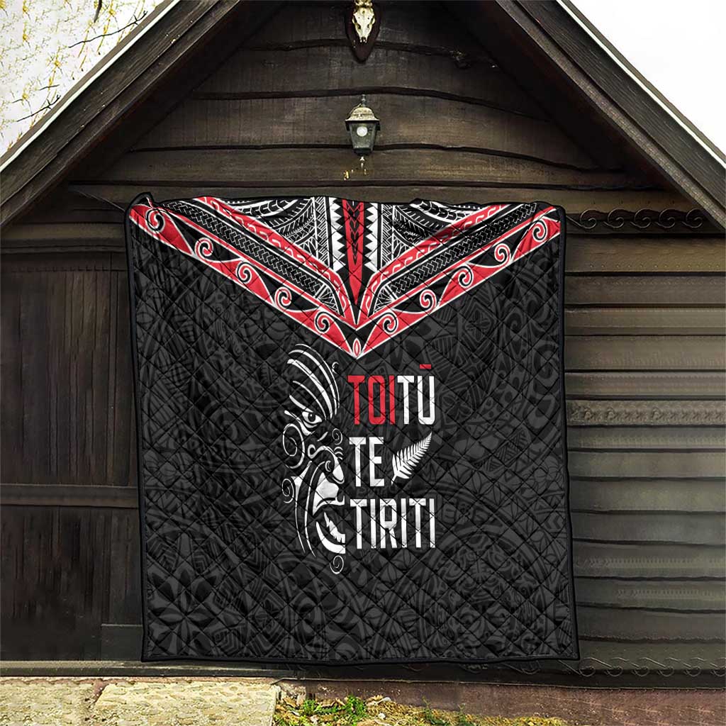 Aotearoa Toitu Te Tiriti Quilt New Zealand Honour The Treaty LT05 - Polynesian Pride
