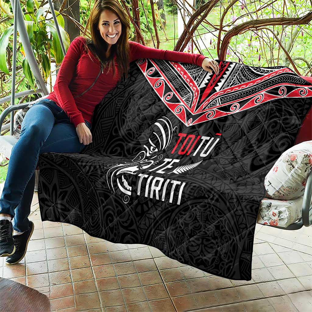 Aotearoa Toitu Te Tiriti Quilt New Zealand Honour The Treaty LT05 - Polynesian Pride
