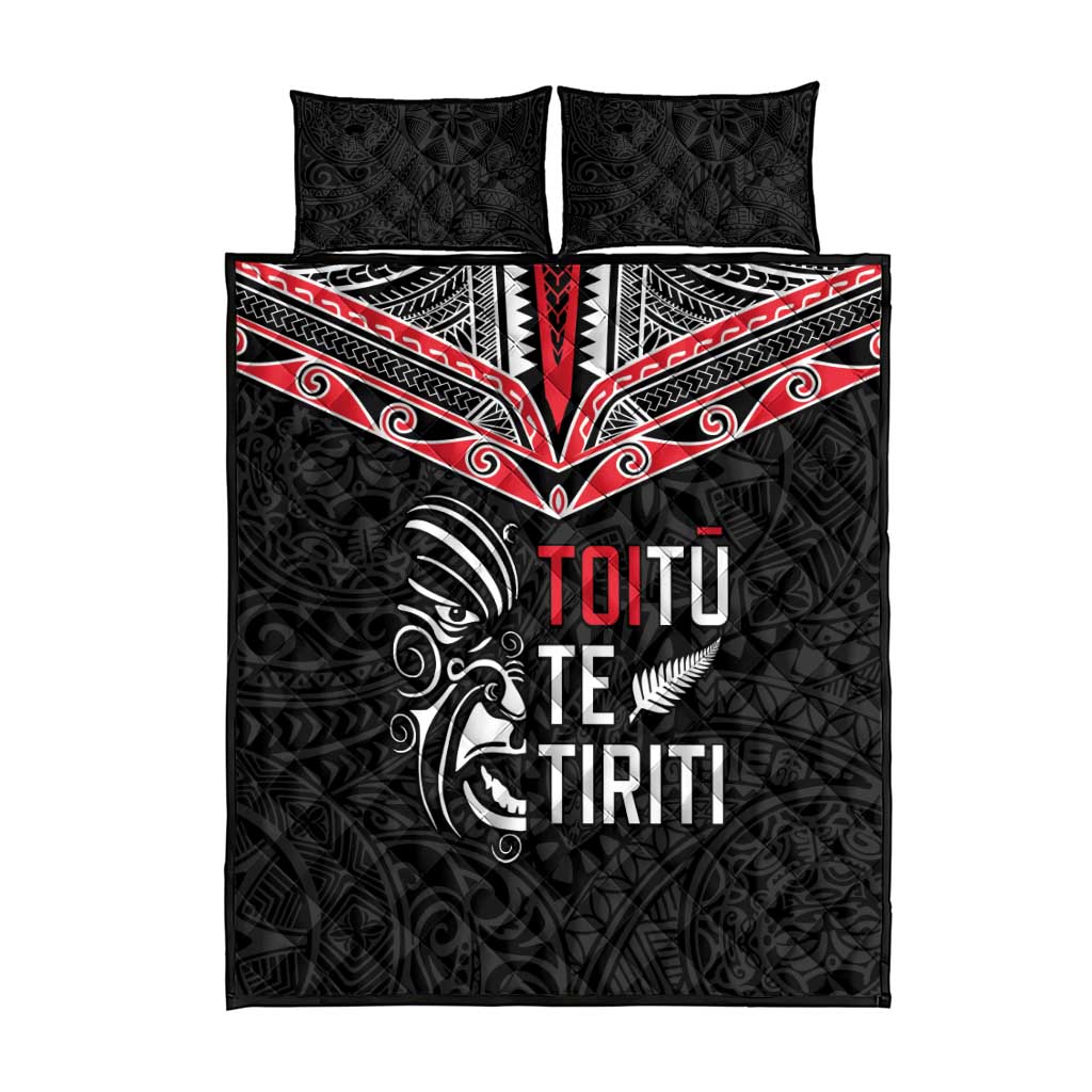 Aotearoa Toitu Te Tiriti Quilt Bed Set New Zealand Honour The Treaty LT05 - Polynesian Pride