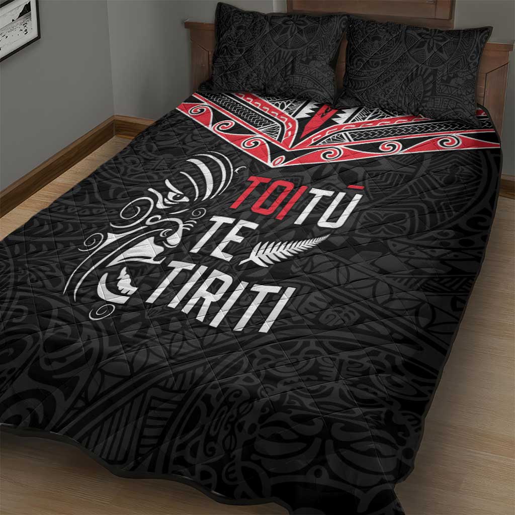 Aotearoa Toitu Te Tiriti Quilt Bed Set New Zealand Honour The Treaty LT05 - Polynesian Pride